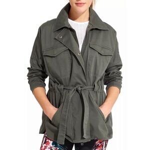 Derek Lam 10C Athleta Greenwich Jacket Size Small Jasper Green Coat New NWT